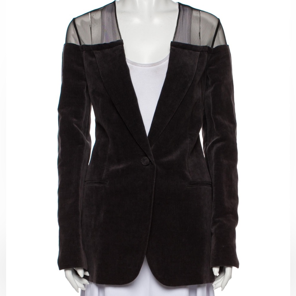 Runway Stella McCartney Velvet Blazer